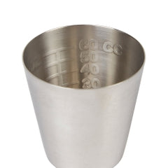 Premium Stainless Steel Graduated Medicine Cup 2 oz - Autoclavable Medical Dosing Cup