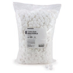Premium 100% Natural Cotton Balls - Non-Sterile Medical Grade for Wound Care, Prepping & Perineal Care (Large)