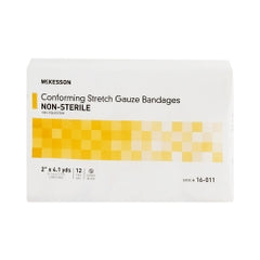 Polyester Conforming Bandage - Non-Sterile Stretch Wrap for Wound Care & Dressing Securement