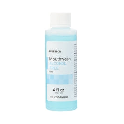 Alcohol-Free Mouthwash Mint Flavor 4 oz - Gentle Oral Rinse for Fresh Breath
