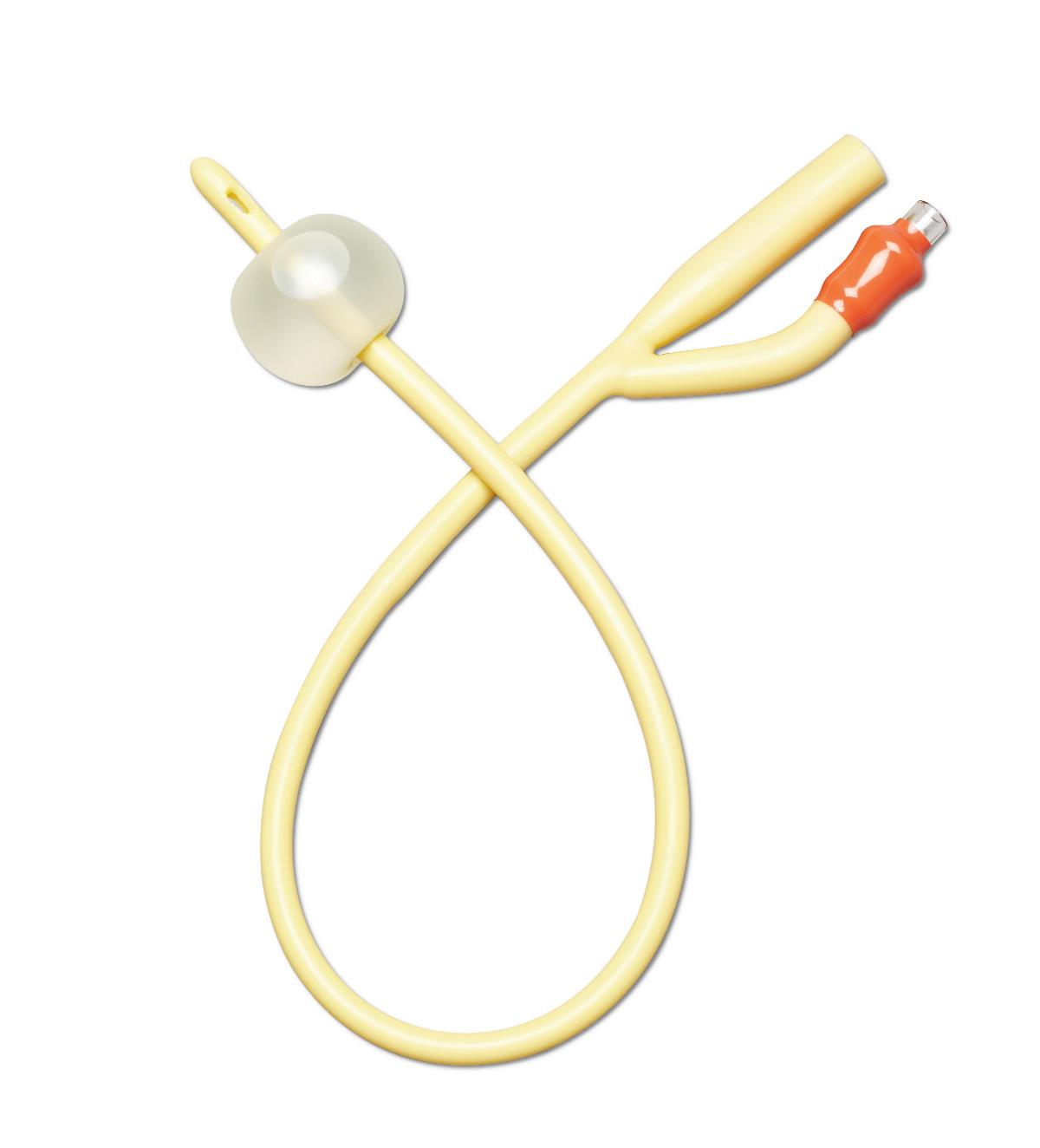 Medline 3-Way Silicone-Elastomer Coated Latex Foley Catheter - 16 Fr, 30ml Balloon - Continuous Irrigation System