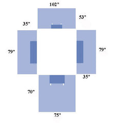 Medline Universal Pack II Sirus Surgical Drape Kit - 7 Gowns & Drapes per Case