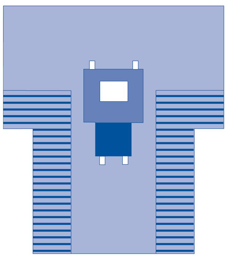 Medline Sterile Chest-Breast Surgical Drape, 15 x 10 Inch Fenestration - SMS Fabric, High Barrier Protection