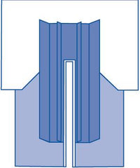 CV Split Surgical Drape with Clear Anesthesia Screen - 109" x 134" Premium SMS Fabric