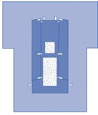 Sterile CVMax Cardiovascular Drape with Chest Incise - 110" x 124" x 80" - Case of 6