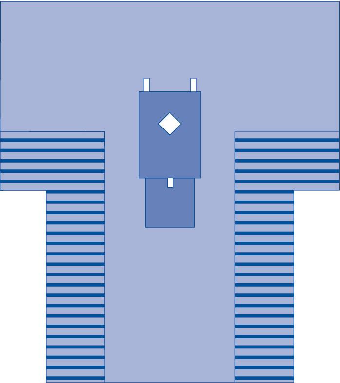 Thyroid Surgical T-Drape - Premium SMS Fabric with Absorbent Reinforcement | 102" x 77" x 121"