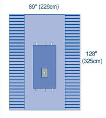 Medline UltraGard Standard Extremity Drapes - AAMI Level 4 Protection - Case of 12