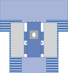 Medline Hip Surgical Drape With Pouches - Sterile Disposable Medical Drape DYNJP8201