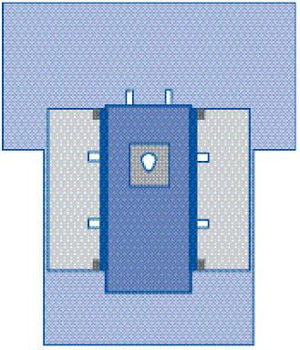 Medline Orthomax Hip Drape with Pouches - Tear-Resistant Surgical Drape 112" x 89" x 137"