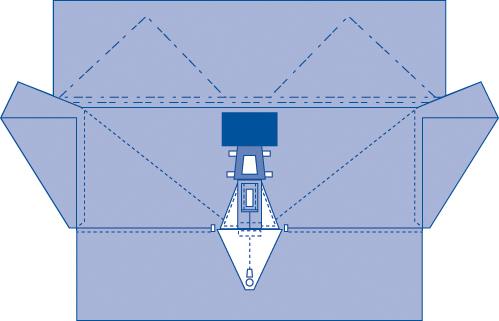 Sterile LAVH Surgical Pack - Poly-Reinforced Obstetrics/Gynecology Kit with Gowns & Drapes (Case of 4)
