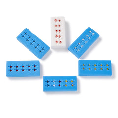 X-Ray Detectable Blue Foam Suture Boots - Sterile Surgical Instrument Protection