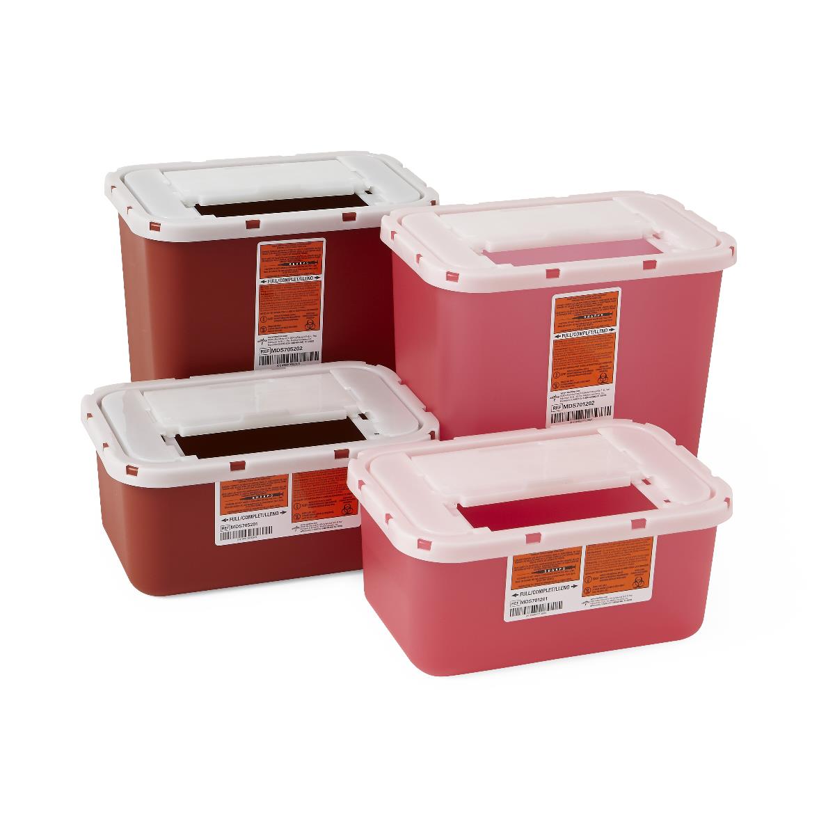 Multipurpose Sharps Container - Locking Medical Waste Disposal for Restricted Access Areas