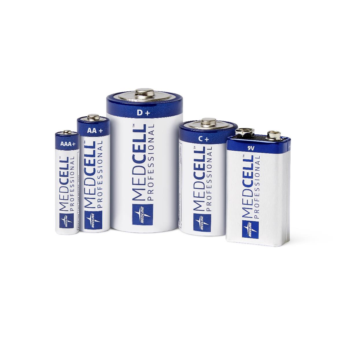 MedCell Professional Alkaline Batteries - 9V Medical Grade for Clinical Devices