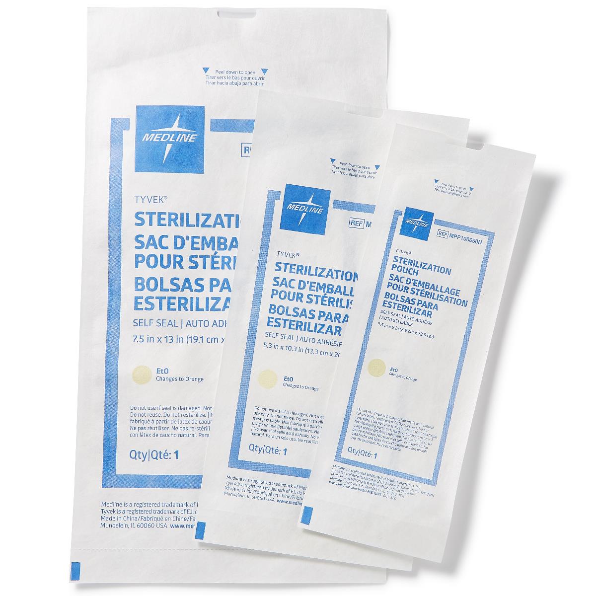 Self-Seal Tyvek Sterilization Pouches for Low Temperature Sterilization - Medical Grade
