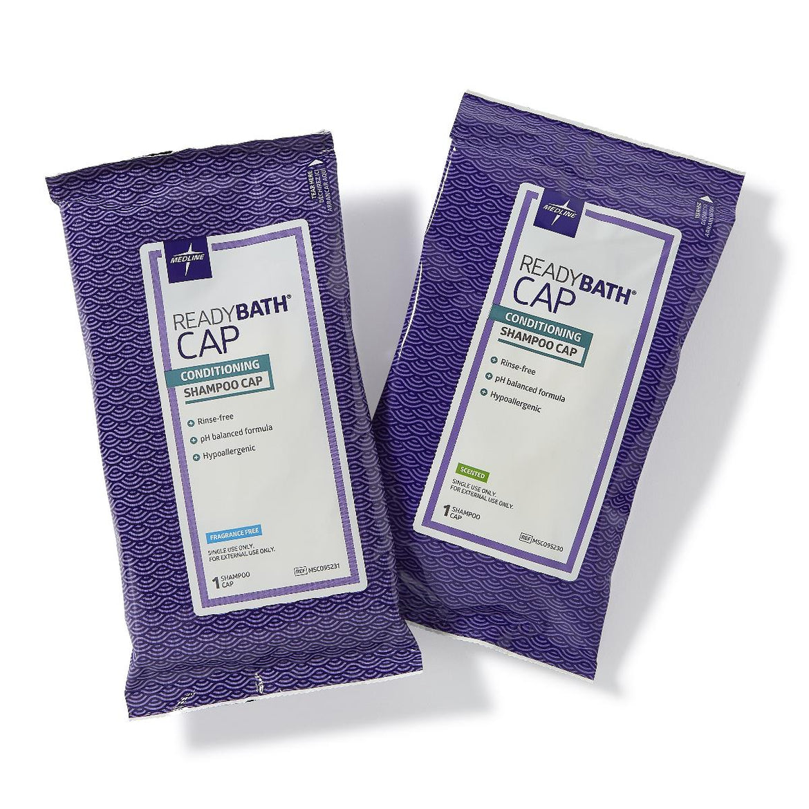 ReadyBath Rinse-Free Conditioning Shampoo Caps - Fragrance Free, No Water Needed