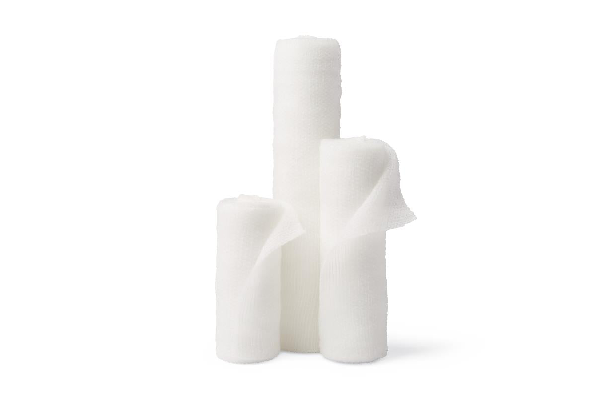 Medline Nonsterile Conforming Stretch Gauze Bandages - 6 x 80 Inch Roll