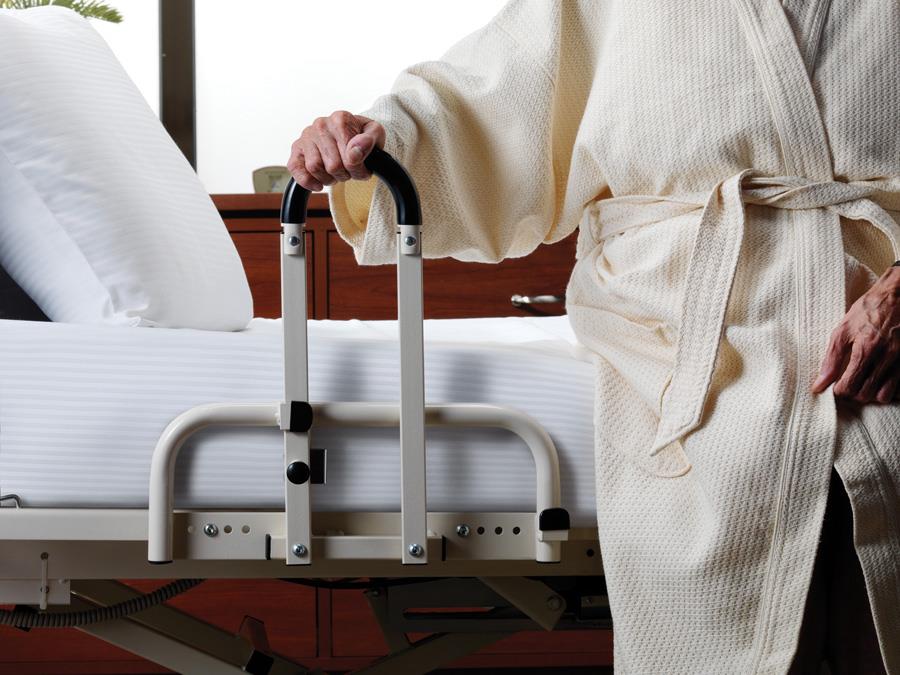 Medline Flip-Down Side Rails for Alterra FCE1232 Bed - FDA Compliant Bed Assist Rails - Latex Free