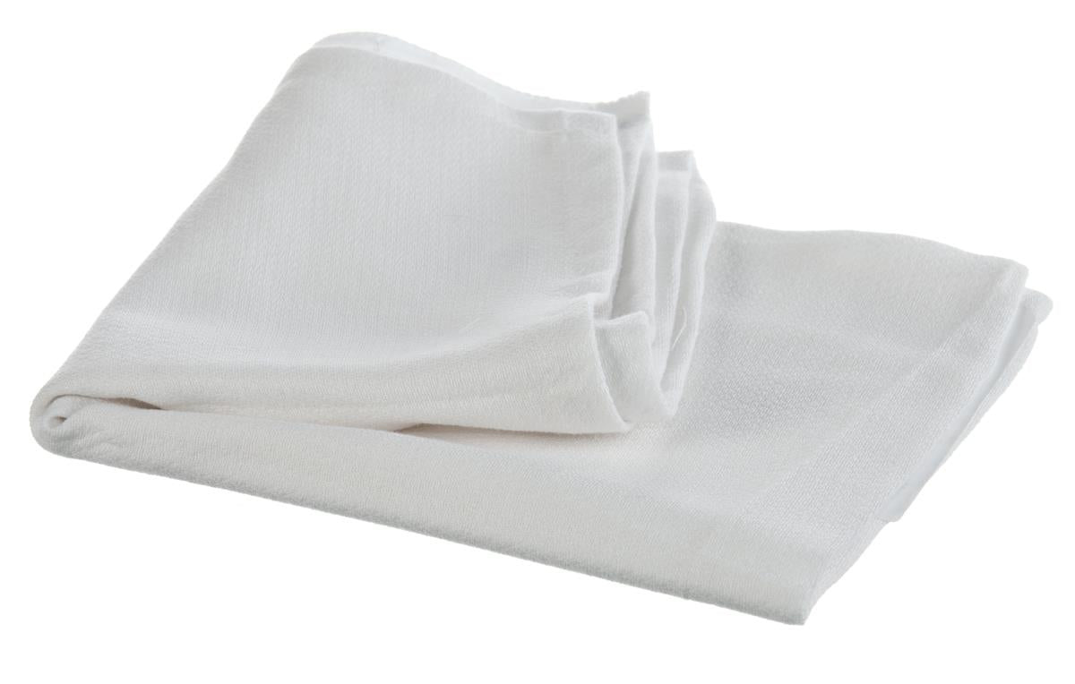 Medline Birdseye Reusable Cotton Baby Diapers - 27x27 Inch Diamond Weave - Pack of 12