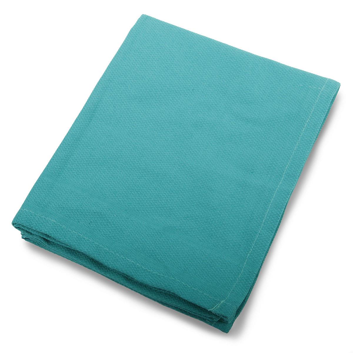 Highly Absorbent Reusable O.R. Towel - Jade Green 18x29" | 100% Cotton Surgical Towel - Dozen