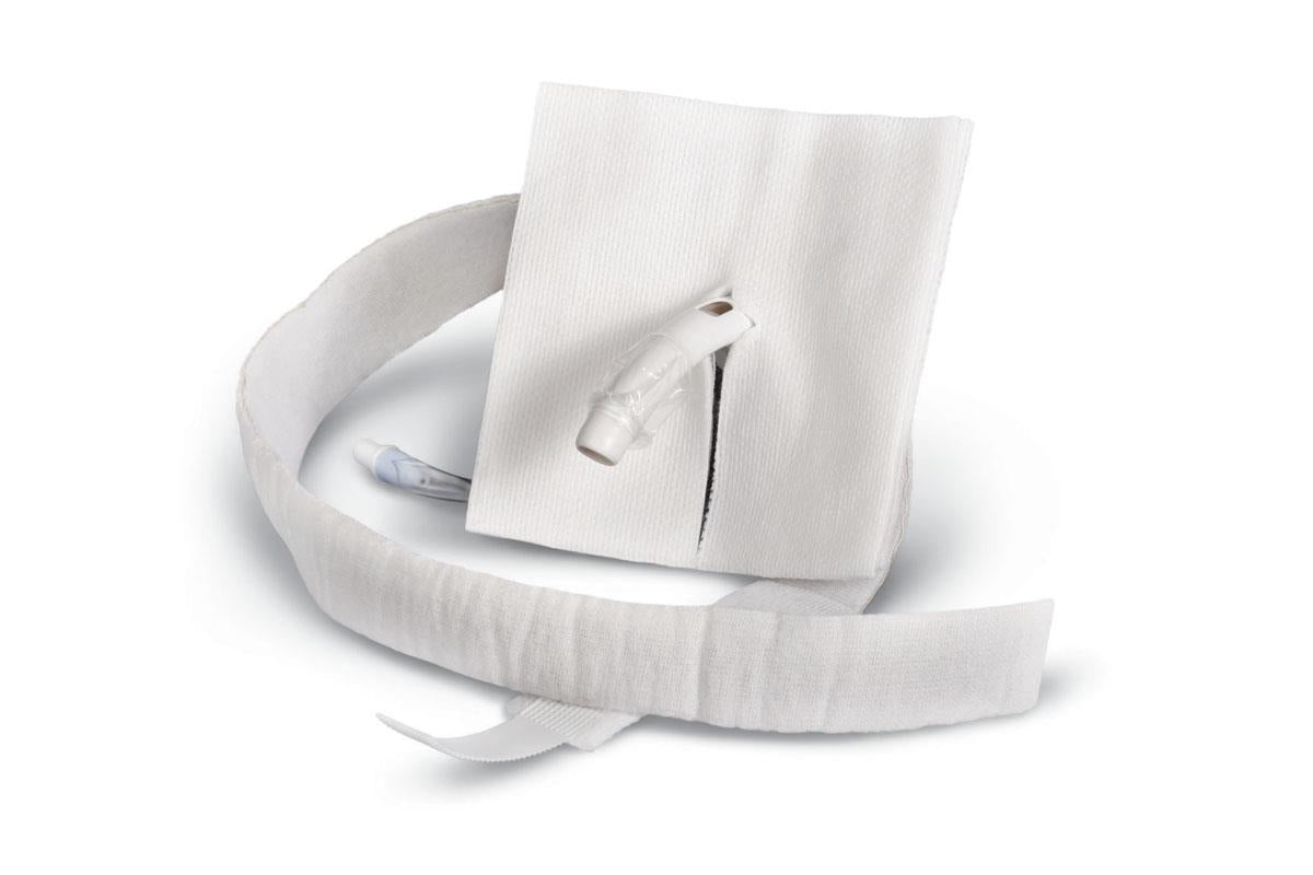 Medline Sterile Nonwoven Gauze Drain Sponges - 6-Ply Fenestrated Wound Care