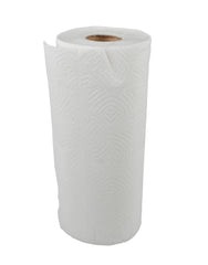 2-Ply Perforated Paper Towel Roll - White Deluxe Absorbent Roll Towels for Medical & Commercial Use