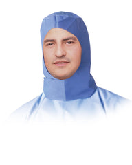 Multilayer Surgeon's Hood with Under-Chin Tie - Sterile Surgical Head Cover