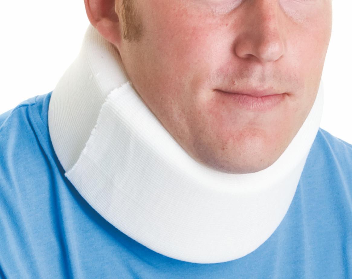 Low Profile Cervical Collar - Firm Density Foam Neck Support Brace with Washable Cover