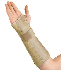 Vinyl Wrist and Forearm Splint - 10 Inch Medical Grade Support Brace with Adjustable Compression Straps