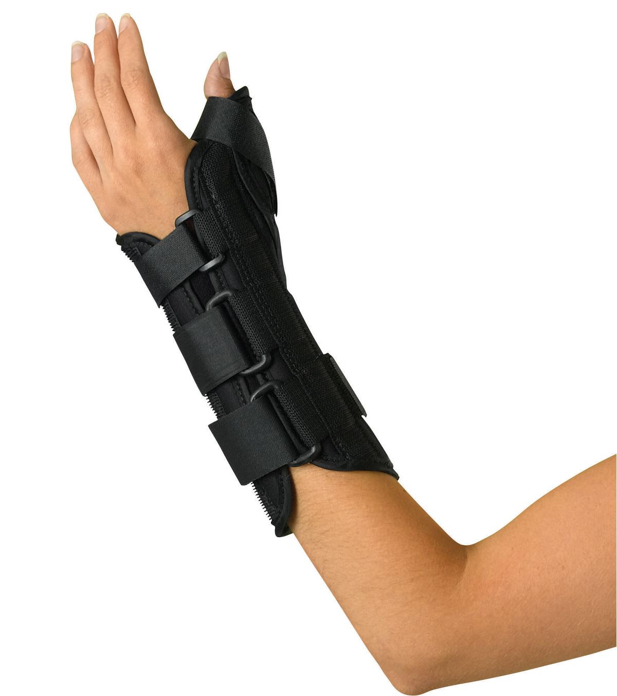 Wrist and Forearm Splint with Abducted Thumb Support - Medical Grade Orthopedic Brace