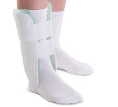 Air and Gel Stirrup Ankle Splint - Adjustable Compression Support Brace for Ankle Injuries and Edema Relief