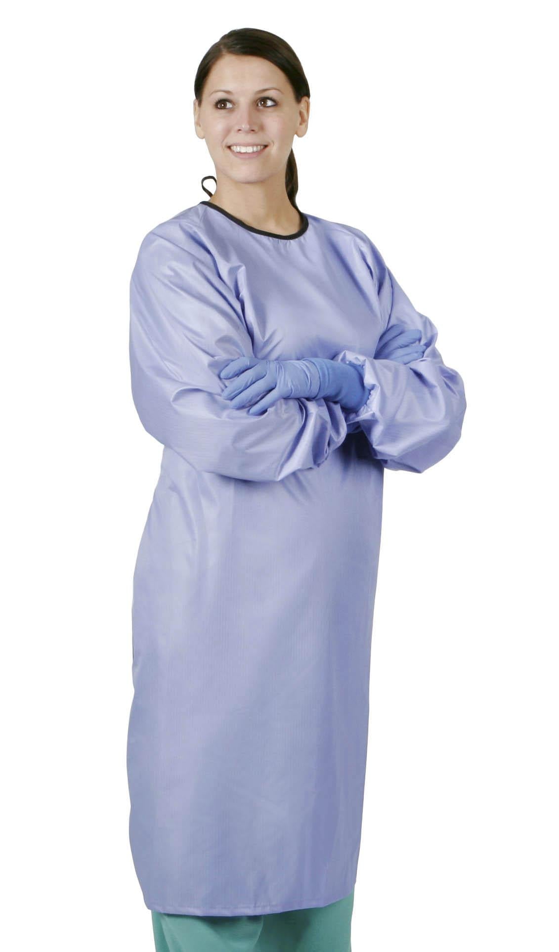 Blockade Backless Cover Gowns - Fluid-Resistant Medical Protection with Static Control