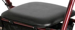 Bariatric Rollator Replacement Seat Assembly - Heavy-Duty Extra-Wide 17.5" Seat with Hardware