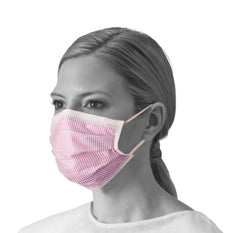 ASTM Level 3 Procedure Face Masks - High Fluid Resistance Medical & Dental Protection (Pink & Purple)