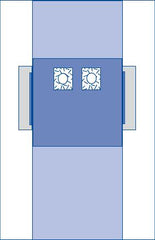 Femoral Angiography Surgical Drape with Dual Pouches - 77 x 135 Inch Premium SMS Barrier Protection