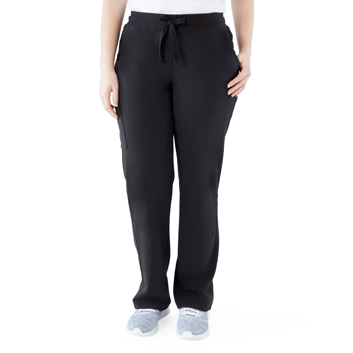 Women's Tall Scrub Pants - Professional Medical Workwear with Multiple Pockets