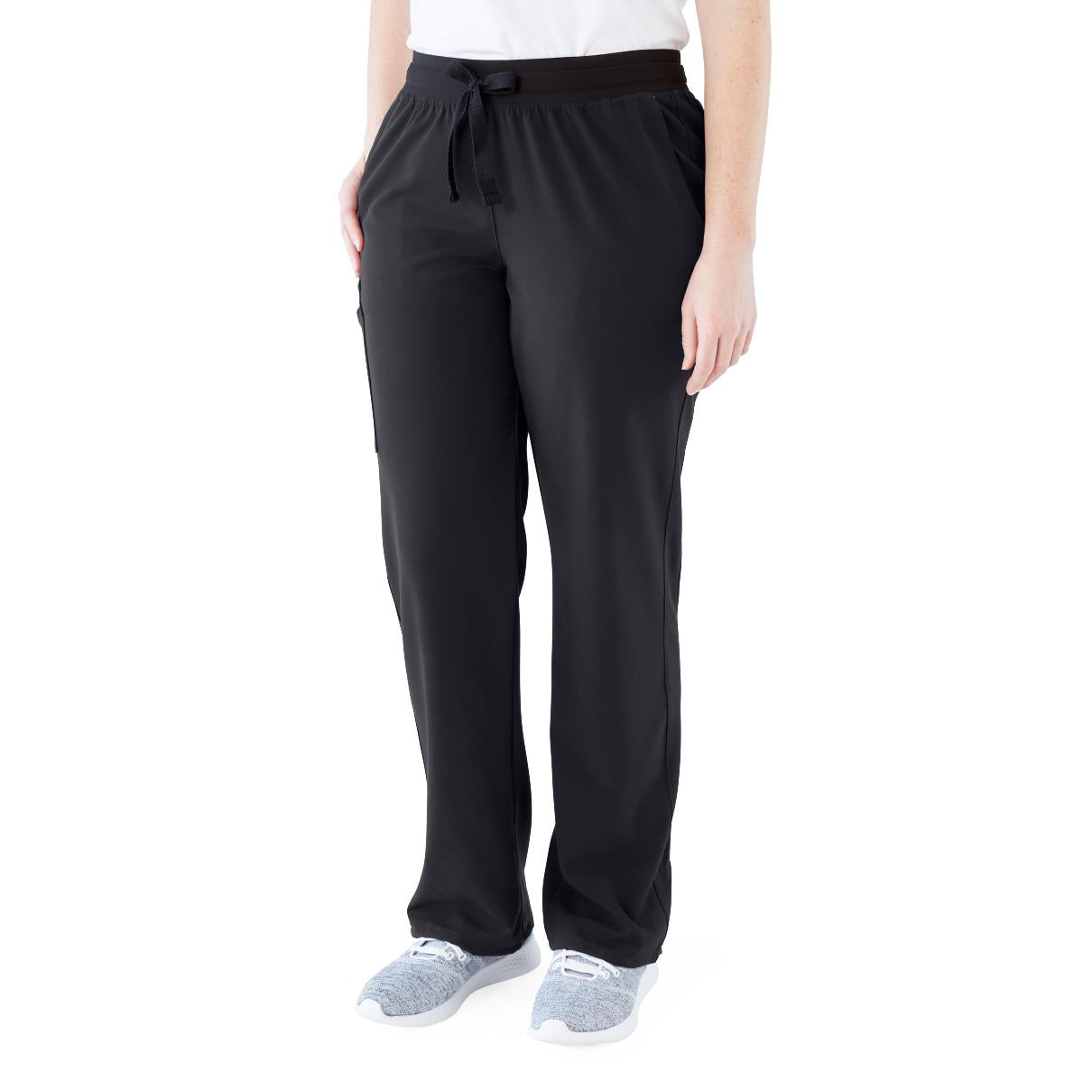 Women's Tall Scrub Pants - Professional Medical Workwear with Multiple Pockets