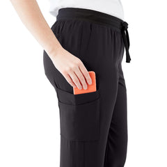 Women's Tall Scrub Pants - Professional Medical Workwear with Multiple Pockets
