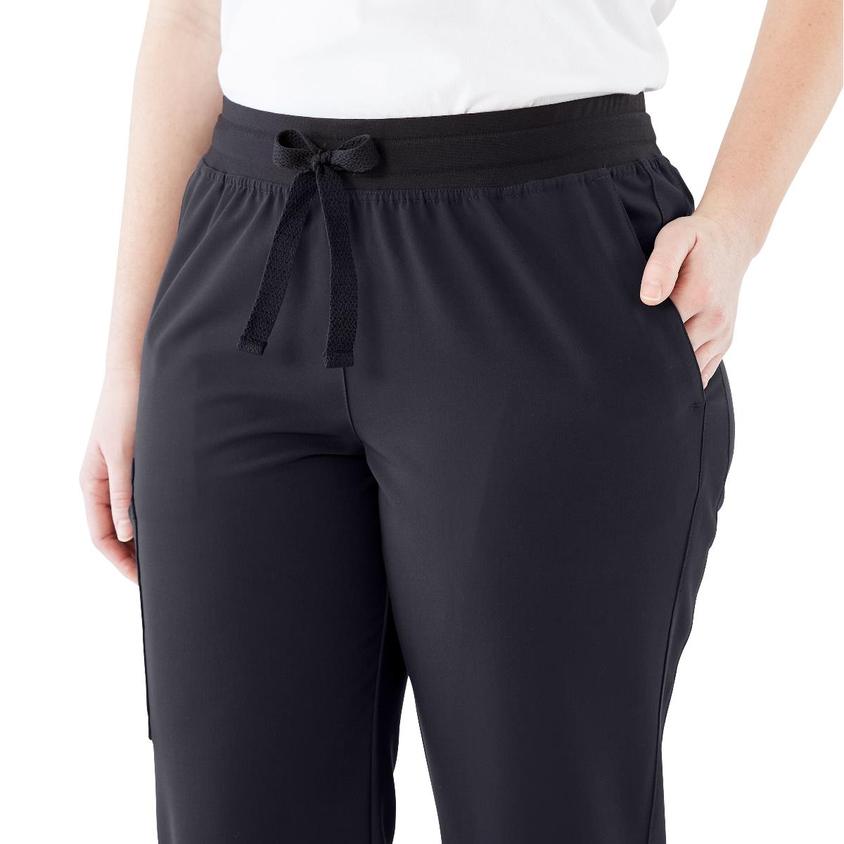 Women's Tall Scrub Pants - Professional Medical Workwear with Multiple Pockets