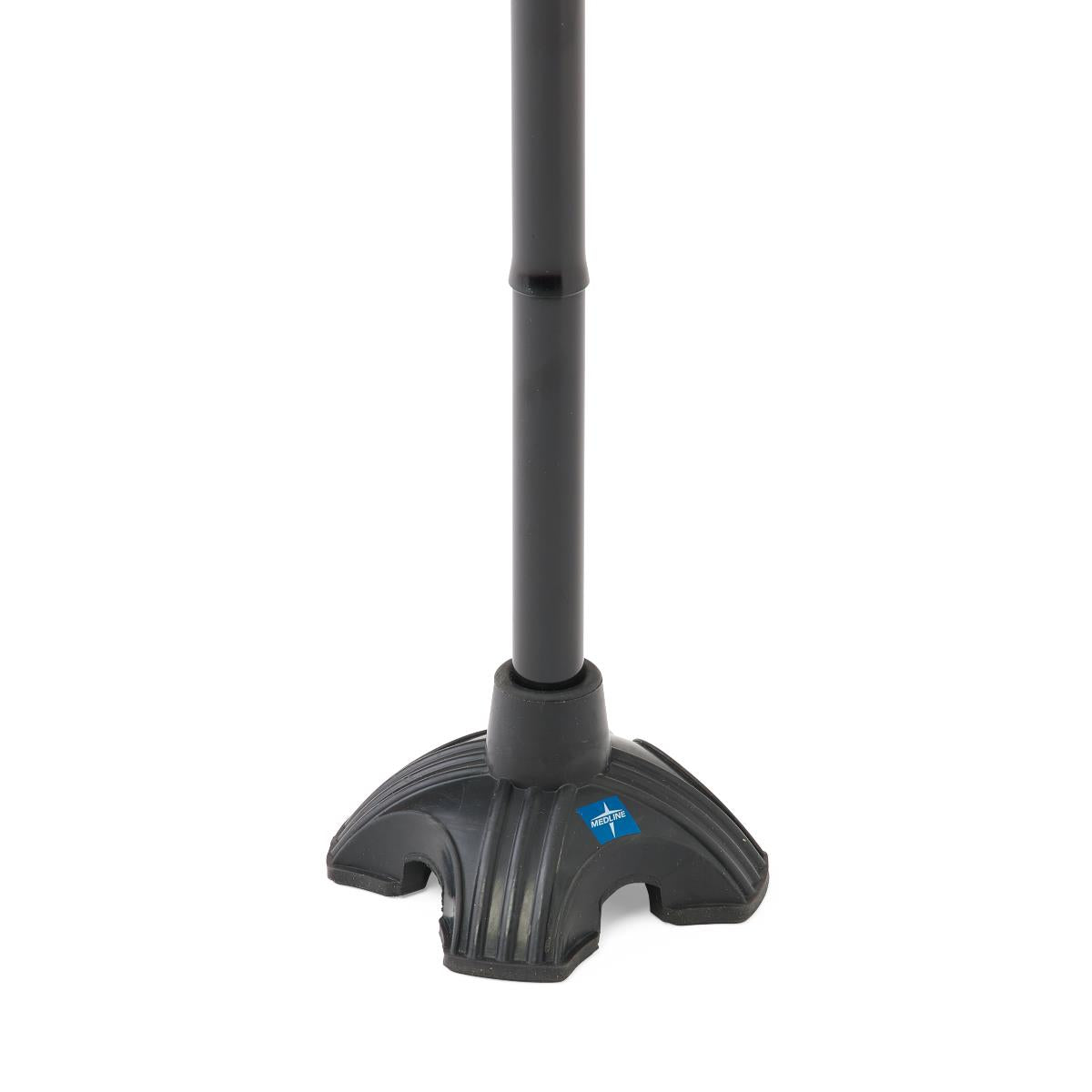 4-Point Offset Folding Hybrid Cane - Gel Grip, Self-Standing, Travel-Friendly Mobility Aid