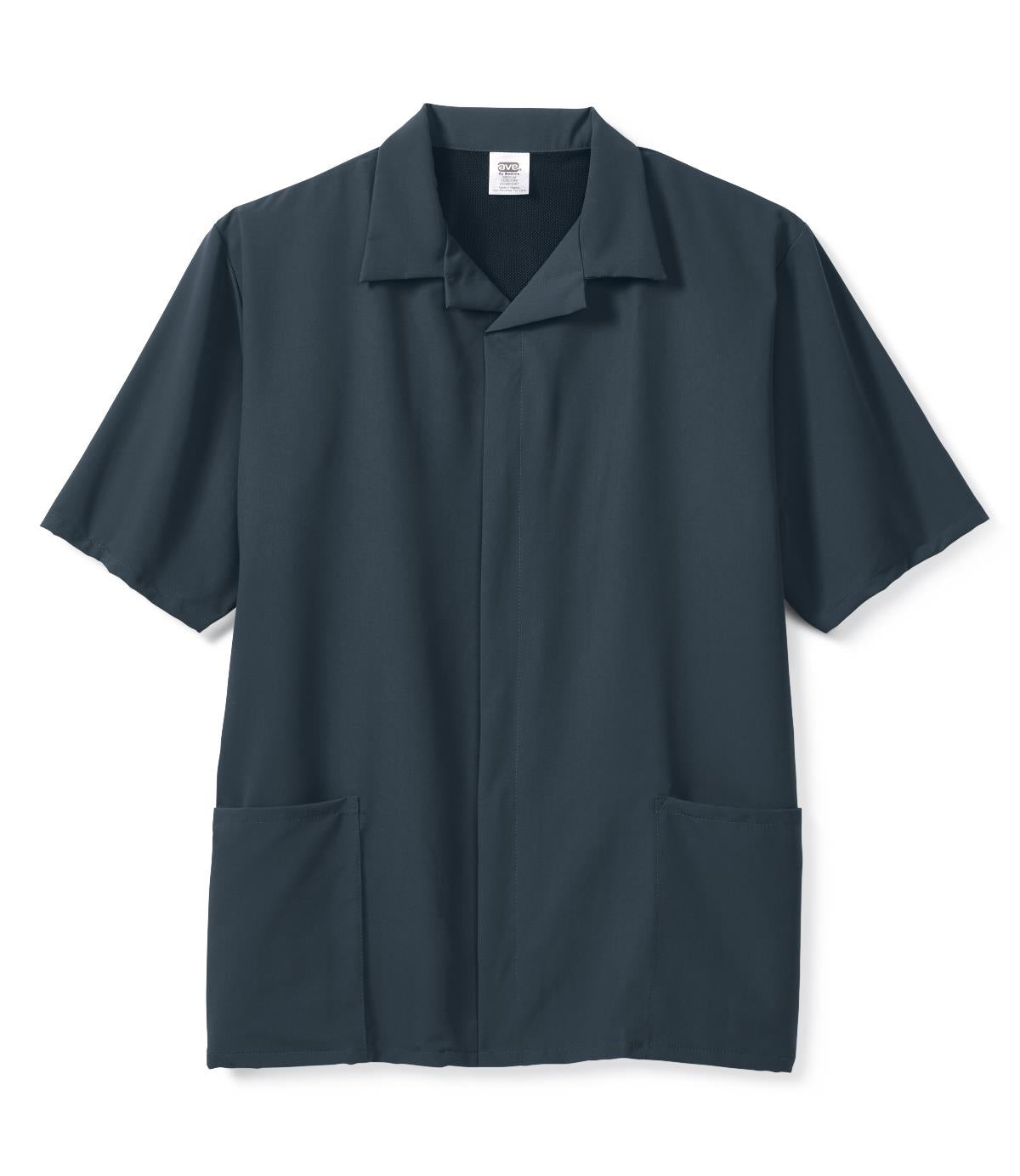 Medline EVS AVE Unisex Scrub Top with Reversible Zipper and Storage Pockets - Professional Medical Apparel