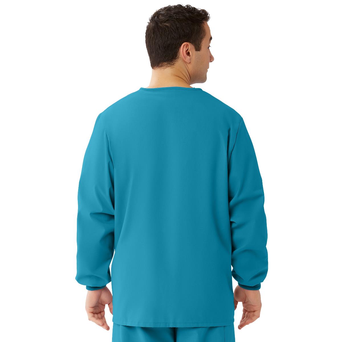 Medline AngelStat Unisex Snap-Front Warm-Up Scrub Jacket - Professional Medical Apparel