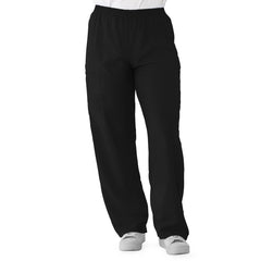 Performax Unisex Elastic Waist Scrub Pants - Moisture-Wicking Medical Scrubs with Cargo Pockets