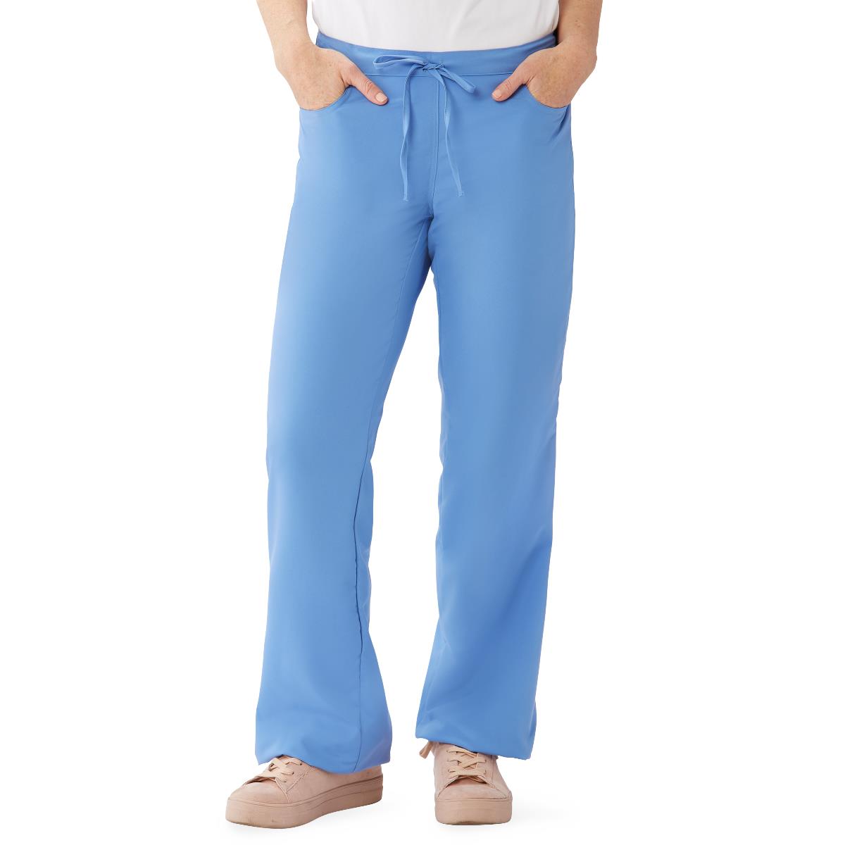 Performax Women's Modern Fit Boot-cut Scrub Pants - Moisture-Wicking Healthcare Apparel
