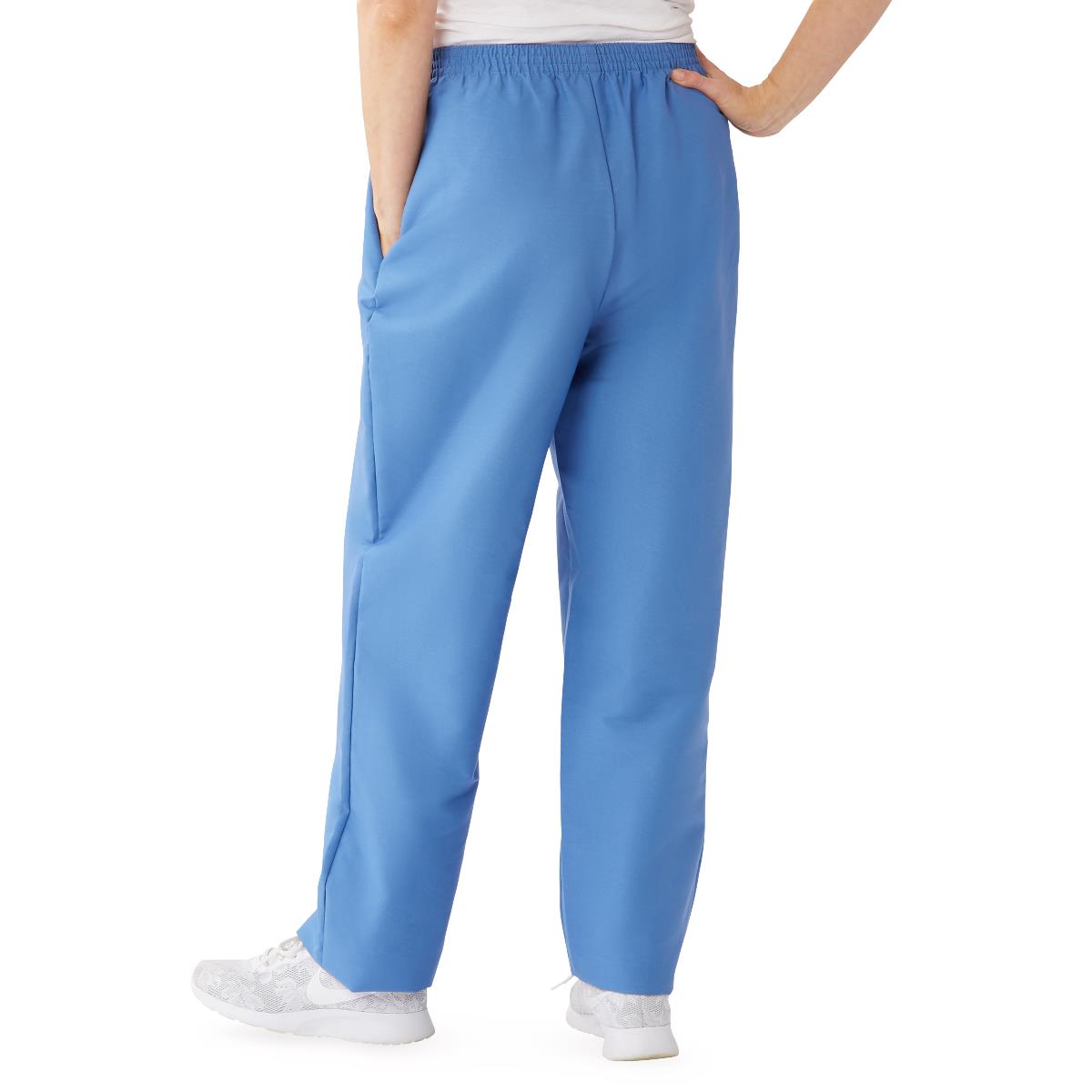 Medline Comfortease Women's Elastic Waist Scrub Pants - Professional Medical Scrubs