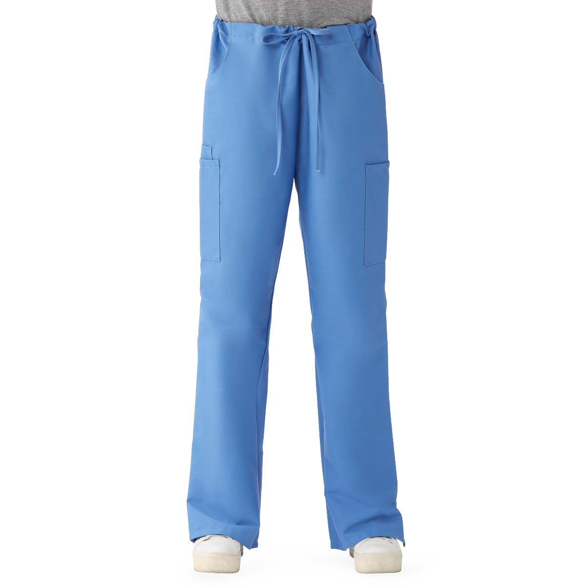 Women's Modern Fit Cargo Scrub Pants with 4 Pockets - ComfortEase Medical Workwear