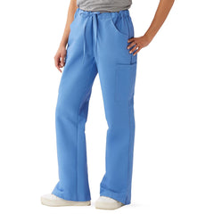 Women's Modern Fit Cargo Scrub Pants with 4 Pockets - ComfortEase Medical Workwear