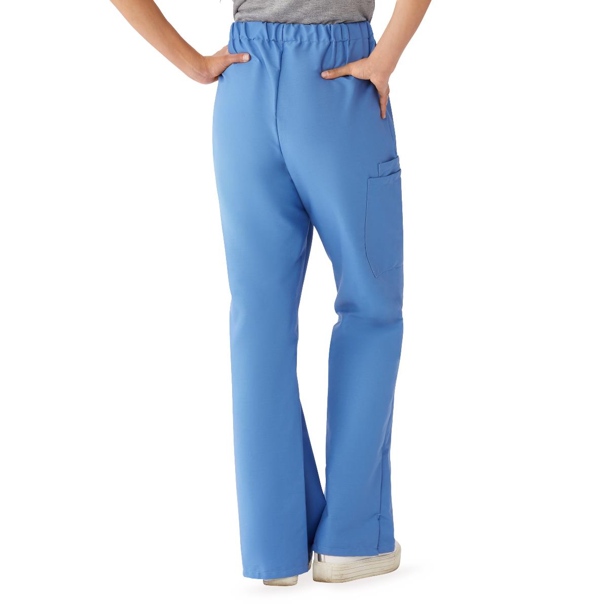 Women's Modern Fit Cargo Scrub Pants with 4 Pockets - ComfortEase Medical Workwear