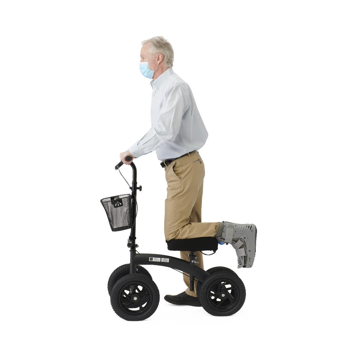 All Terrain Knee Walker - Heavy Duty Mobility Scooter for Lower Leg Injuries (350 lbs Capacity)