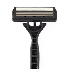 Triple Blade Facial Razors with Lubrication Strip - Professional Grade Disposable Shaving System
