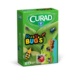 Busy Bugs Bandages for Kids - Colorful Fun Designs, Soft & Flexible, 100 Count